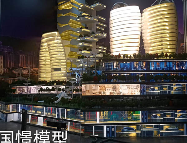 二连浩特市建筑模型